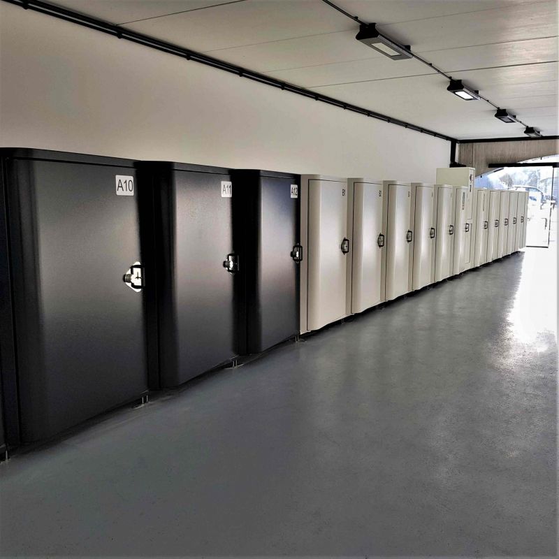 Bike Box - Choceň, terminál v zeleni