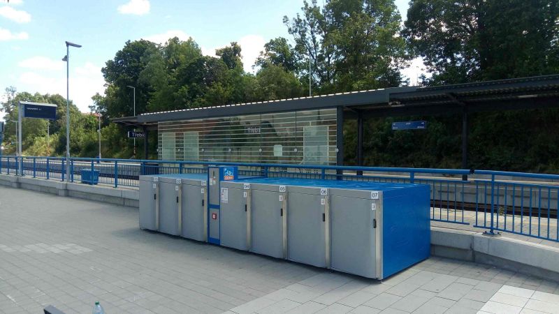 Bike Box - Třebíč, nádraží ČD