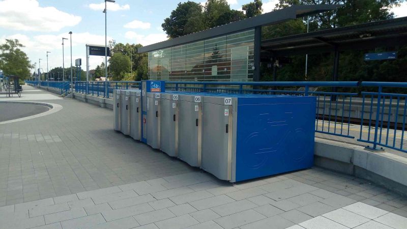 Bike Box - Třebíč, nádraží ČD